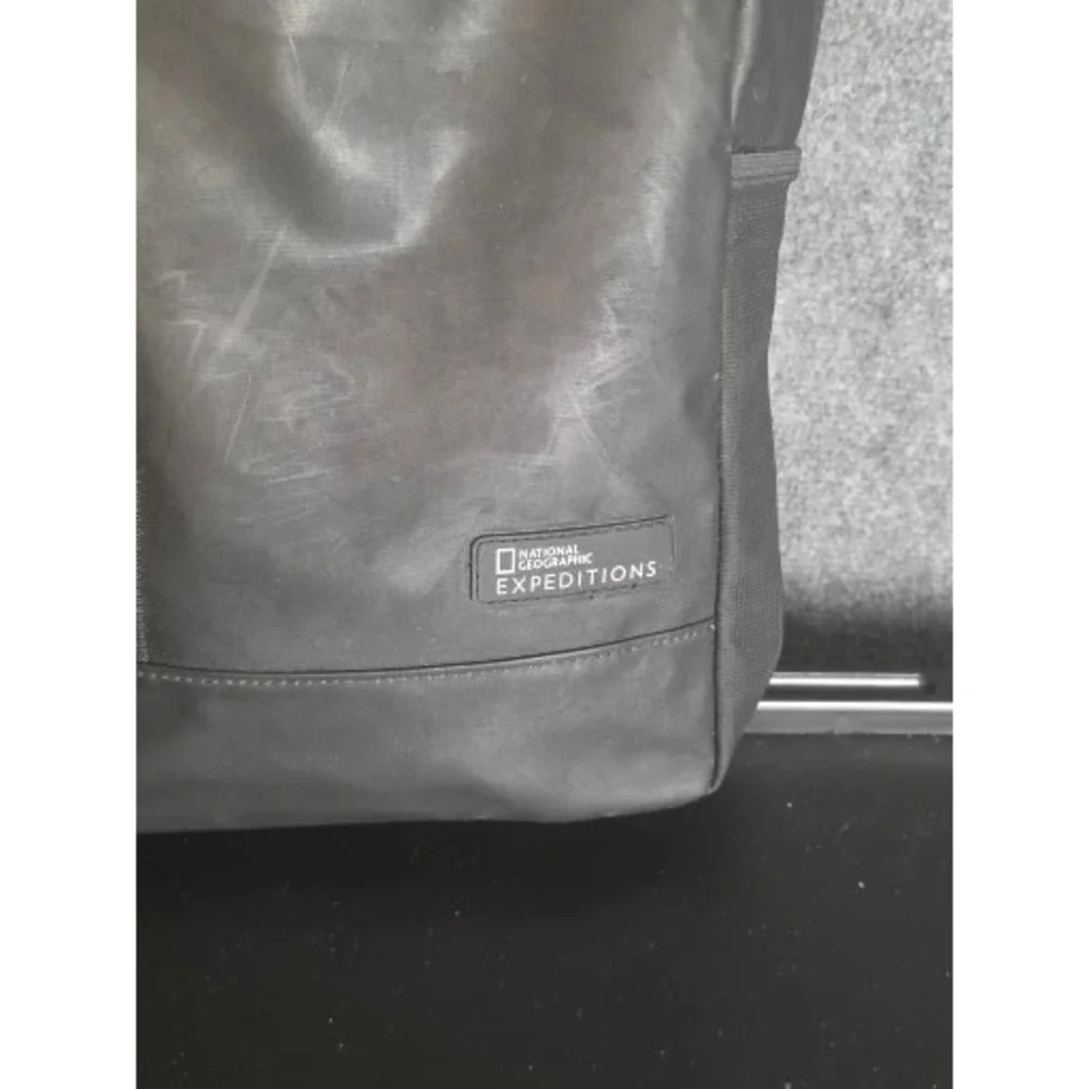 National Geographic Expedition Recycled Plastic Bottle Backpack Black Laptop Bag